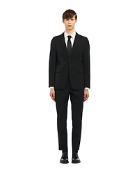 Technical fabric single-breasted suit