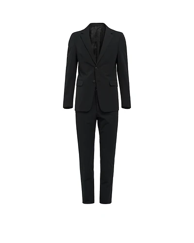 Technical fabric single-breasted suit