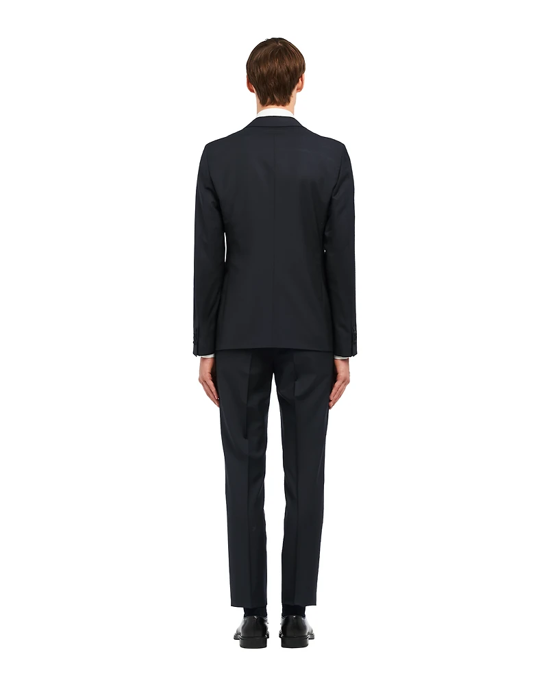 Singled-breasted two-button wool mohair tuxedo