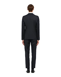Singled-breasted two-button wool mohair tuxedo