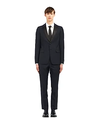 Singled-breasted two-button wool mohair tuxedo