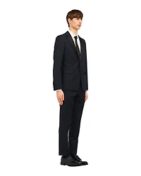 Singled-breasted two-button wool mohair tuxedo