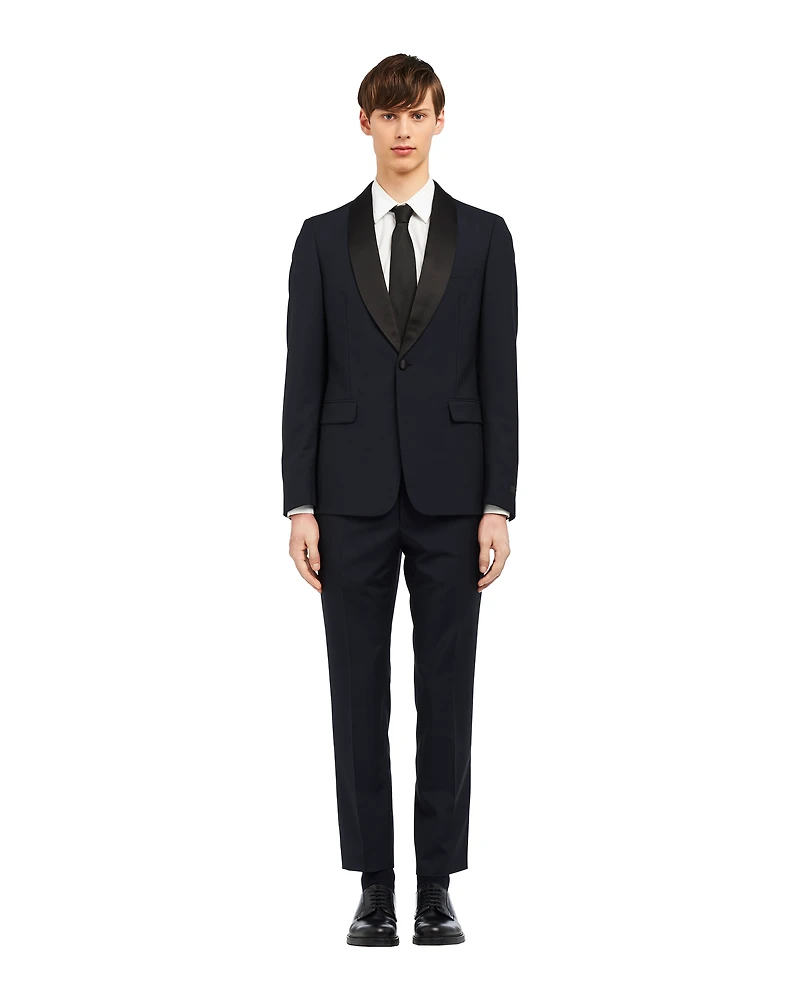 Wool and mohair tuxedo