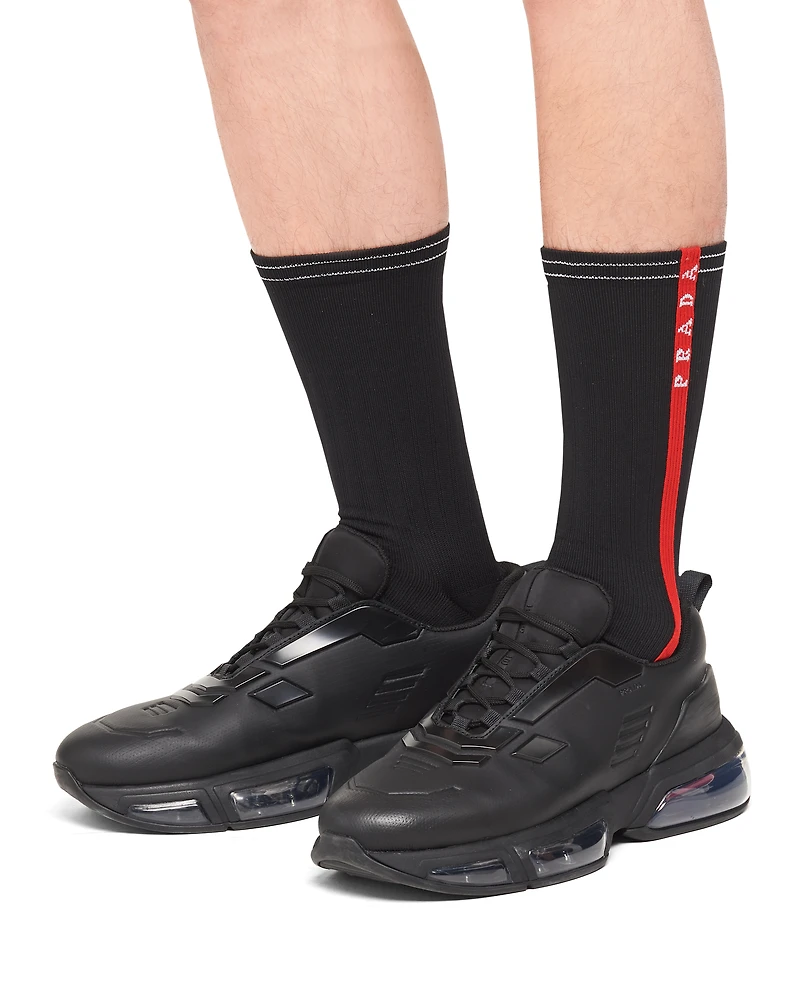Technical yarn ankle socks