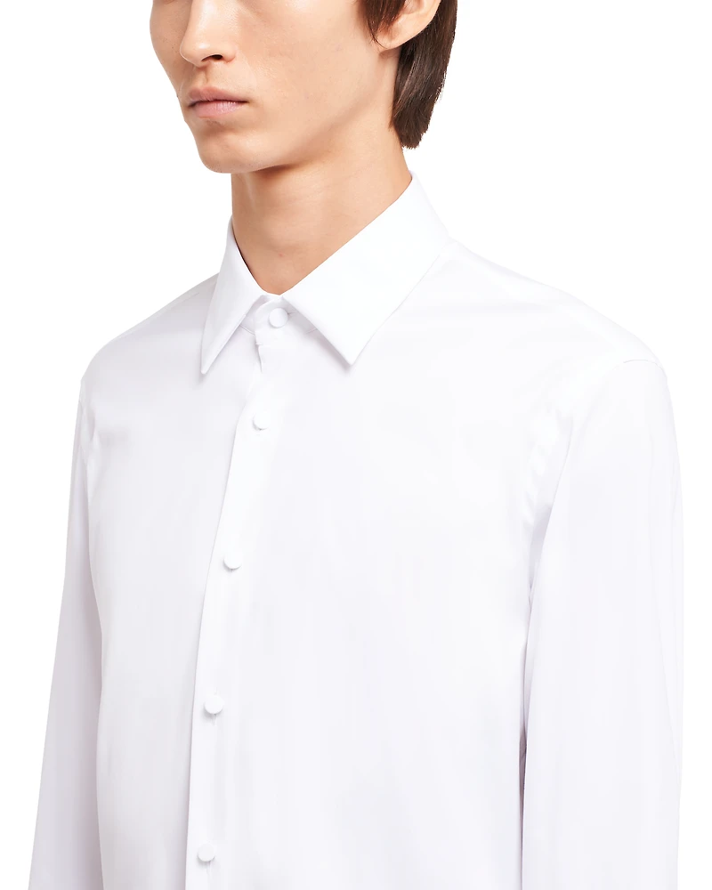 Stretch cotton shirt