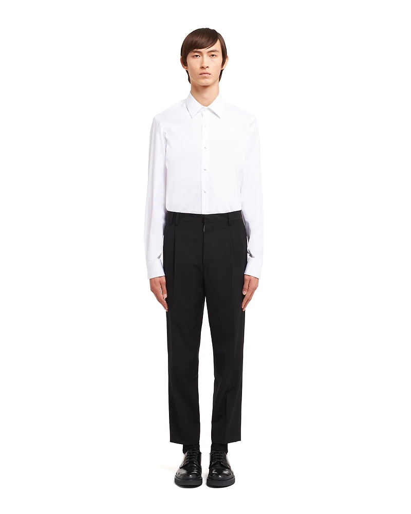 Stretch cotton shirt