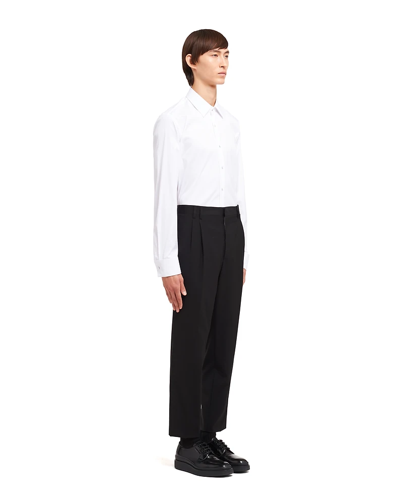 Stretch cotton shirt