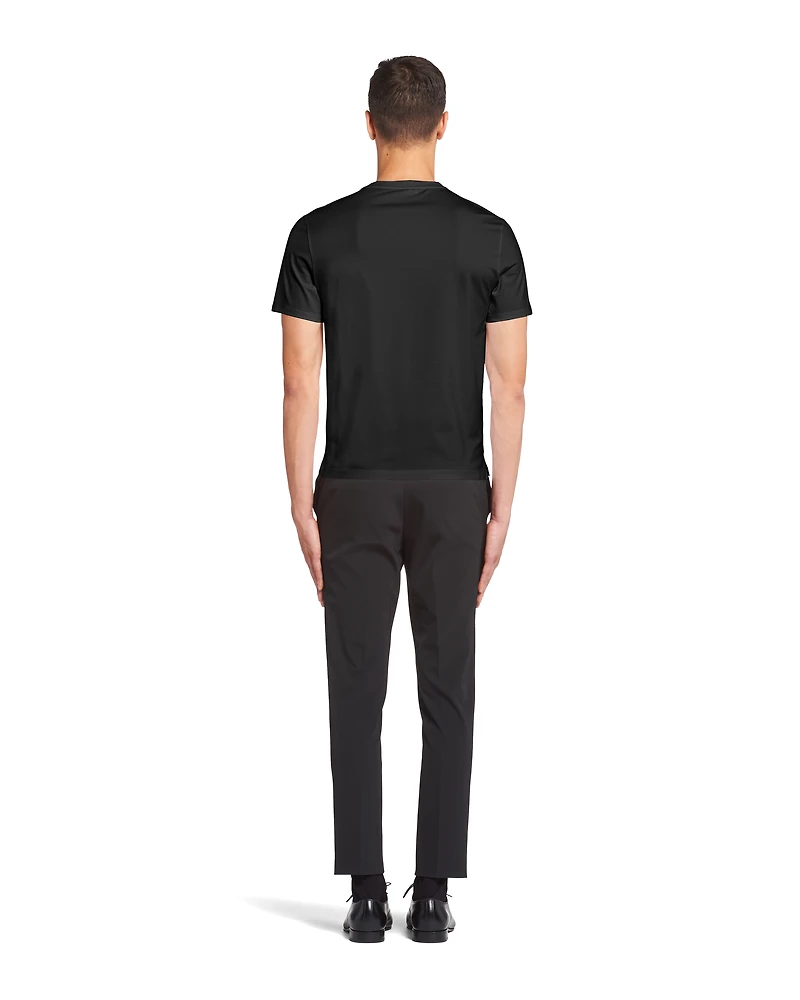 Stretch cotton T-shirt