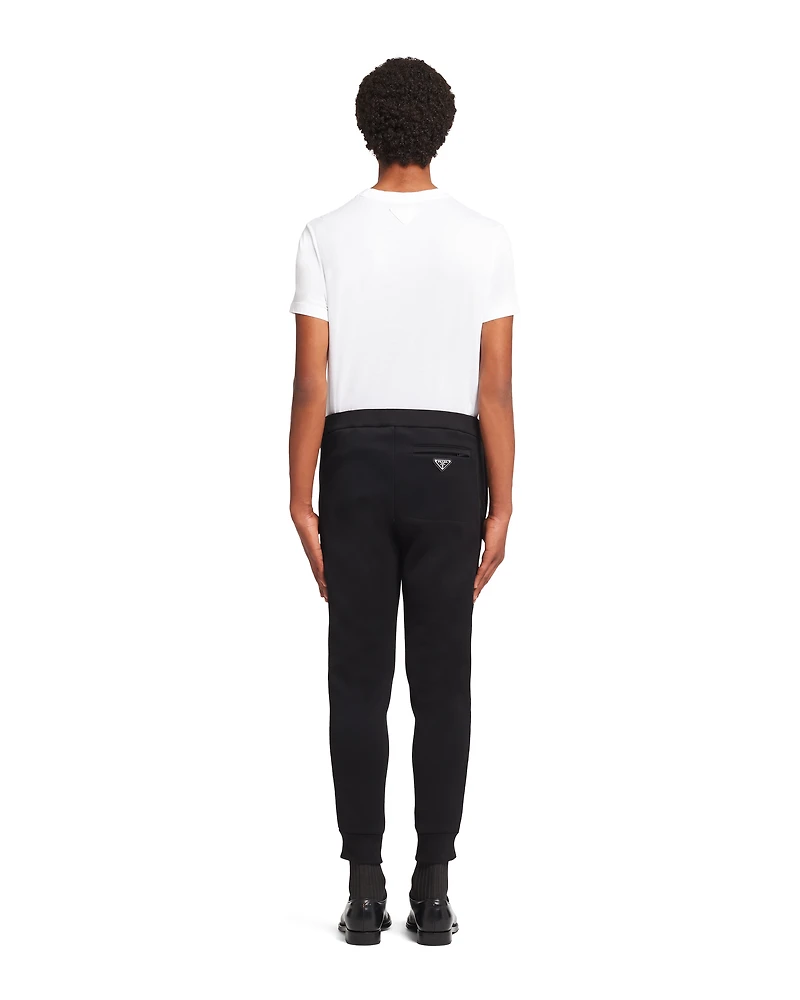Sweatpants with Re-Nylon details