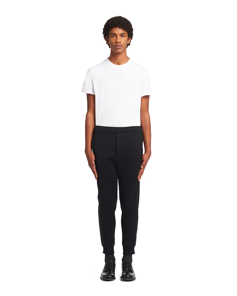 Sweatpants with Re-Nylon details