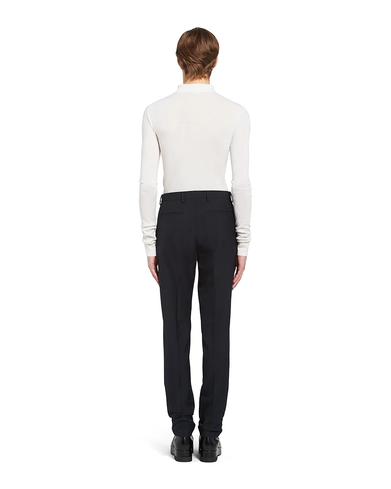 Wool blend pants