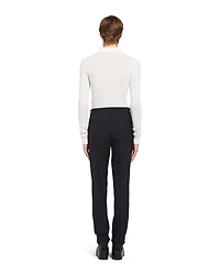 Wool blend pants