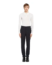 Wool blend pants