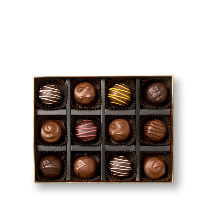 Milk & Dark Caramels, 12 pc