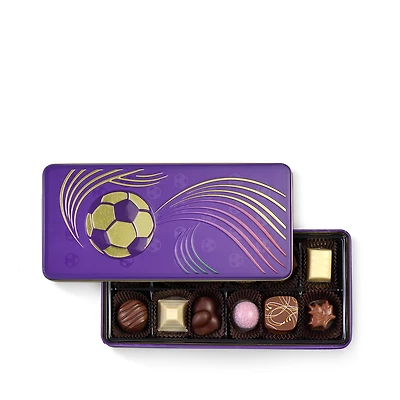 Golden Soccer Gift Tin, 12 pc