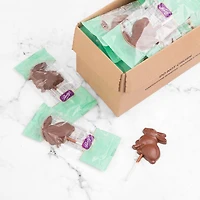 Milk Chocolate Bunny Lolly, box of 50