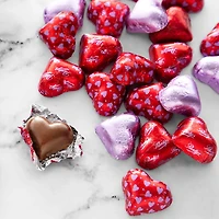 Milk Chocolate Foiled Hearts