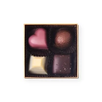 Assorted Chocolate Silver Favour, 4pc