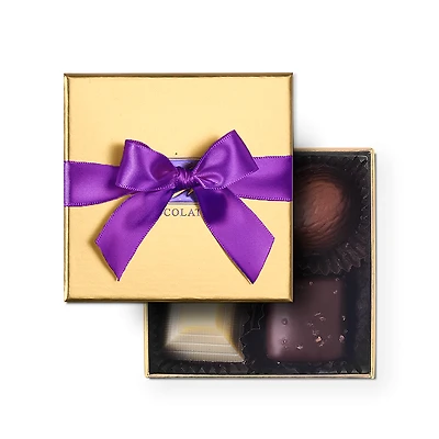 Assorted Chocolate Gold Favour, 4pc