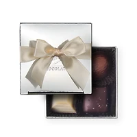 Assorted Chocolate Silver Favour, 4pc