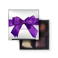 Assorted Chocolate Silver Favour, 4pc