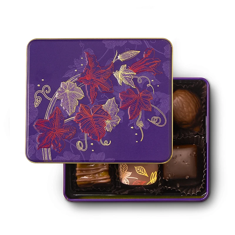 Fall Leaves Gift Tin, 6 pc
