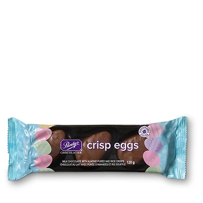 Milk Chocolate Crisp Eggs, 3 pc