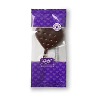 Dark Chocolate Heart Lolly, box of 50