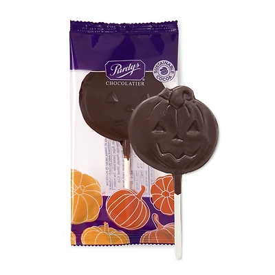 Dark Chocolate Pumpkin Lolly, 30 g