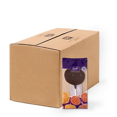 Dark Chocolate Pumpkin Lolly, box of 24