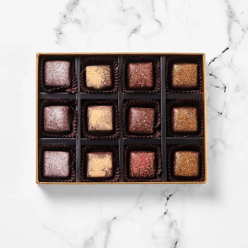 Plant-Based Dark Chocolate Collection, 12 pc