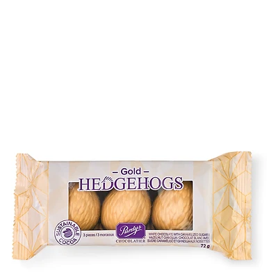 Gold Hedgehogs, pack of 3, 72 g