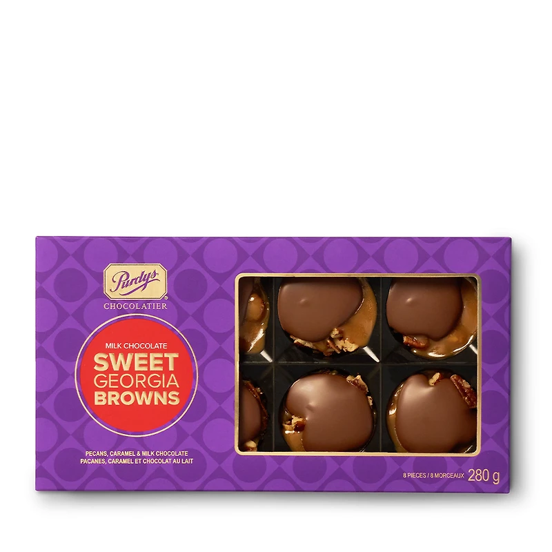 Milk Chocolate Sweet Georgia Browns, 8 pc