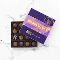 Milk & Dark Chocolate Creams, 16 pc