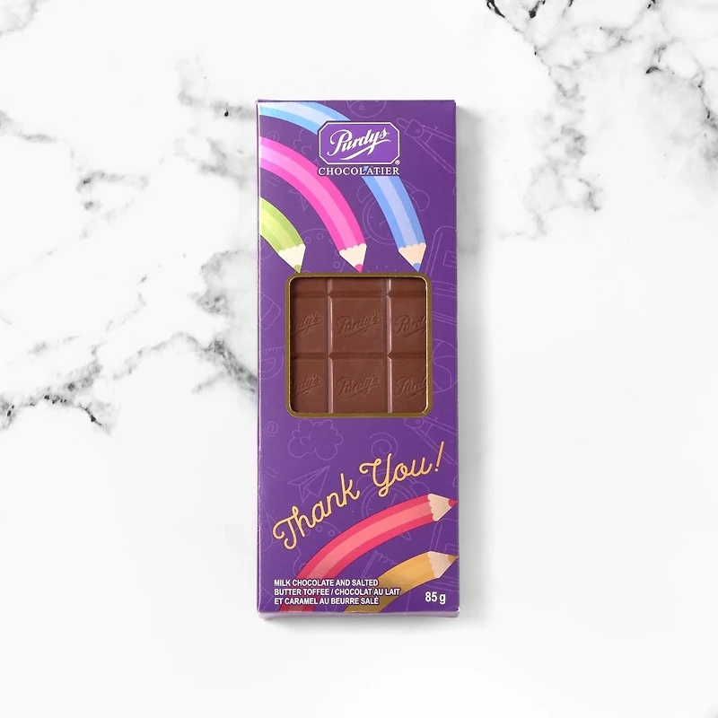 Thank You Teacher Salted Butter Toffee Bar, 85g