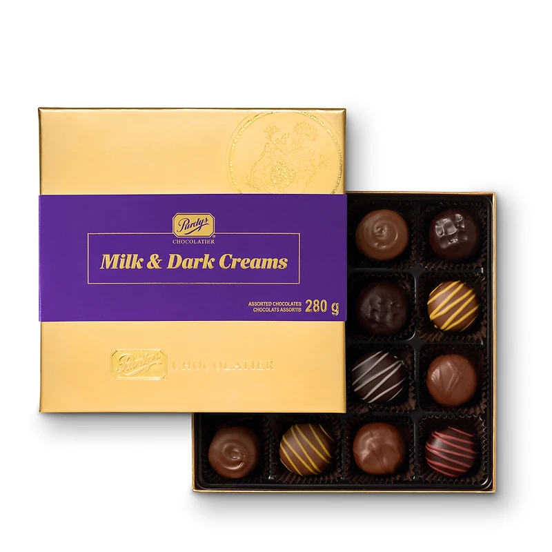 Milk & Dark Chocolate Creams, 16 pc
