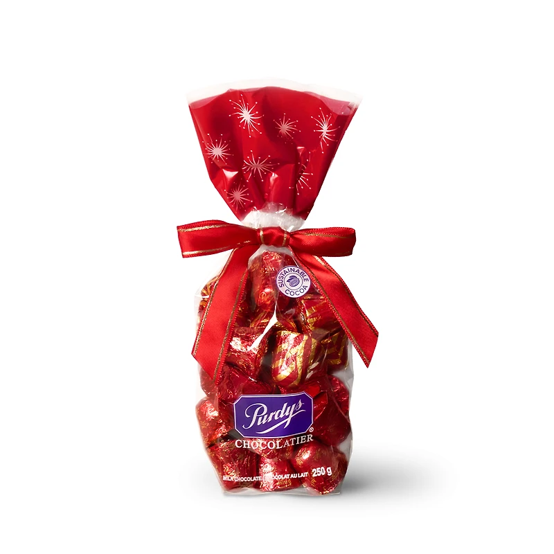 Foiled Milk Chocolate Bells, 250 g