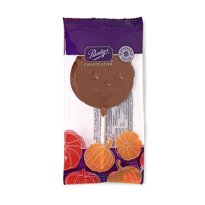 Milk Chocolate Pumpkin Lolly, 30 g