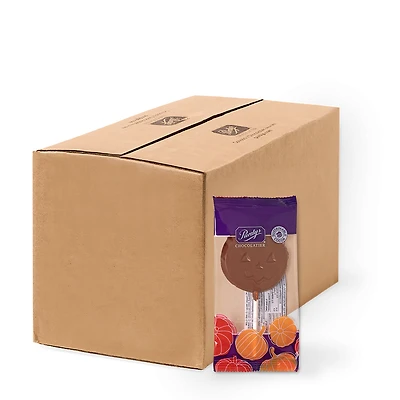 Milk Chocolate Pumpkin Lolly, box of 50