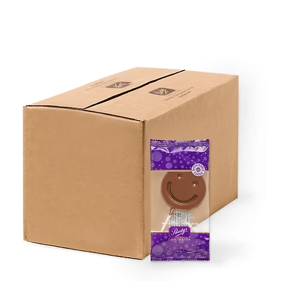 Milk Chocolate Smiley Lolly, box of 50