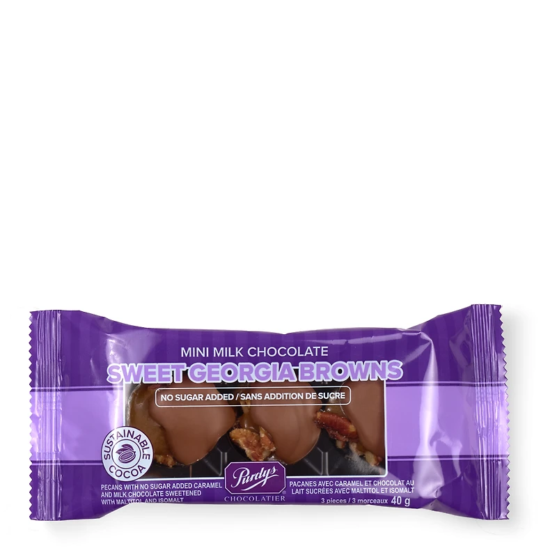 No Sugar Added Mini Sweet Georgia Browns, pack of 3, 40 g