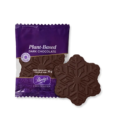 Plant-Based Dark Chocolate Snowflake, 30 g