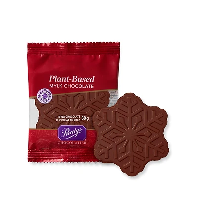 Plant-Based Mylk Chocolate Snowflake, 30 g