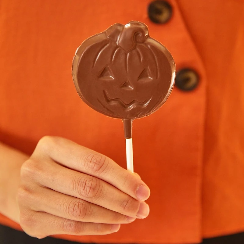Milk Chocolate Pumpkin Lolly, 30 g
