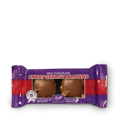 Milk Chocolate Sweet Georgia Browns, pack of 2, 70 g