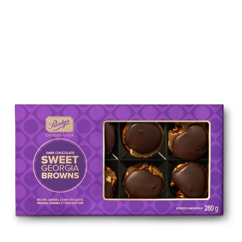 Dark Chocolate Sweet Georgia Browns , 8 pc