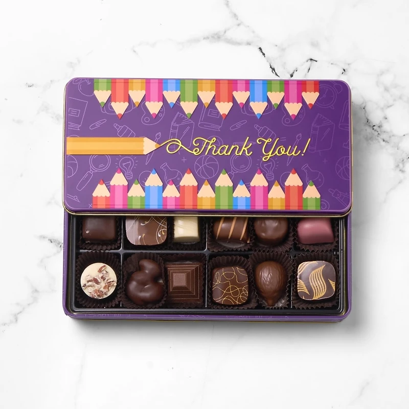 Thank You Teacher Gift Tin, 12 pc