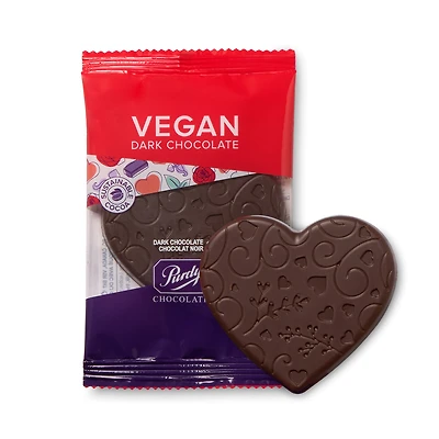 Vegan Dark Chocolate Heart, 30 g