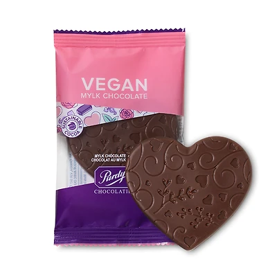 Vegan Mylk Chocolate Heart, 30 g