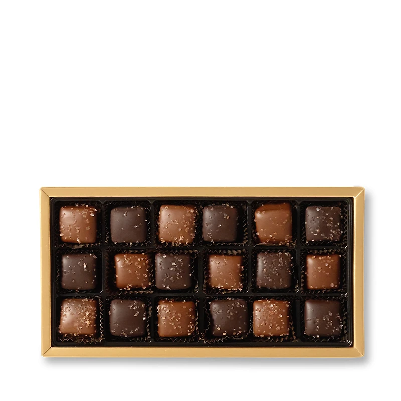 Himalayan Pink Salt Caramels, 18 pc